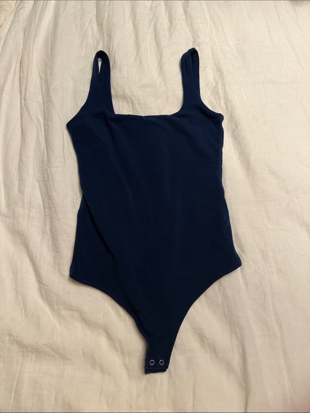 Abercrombie & Fitch Navy Blue One-Piece Bodysuit